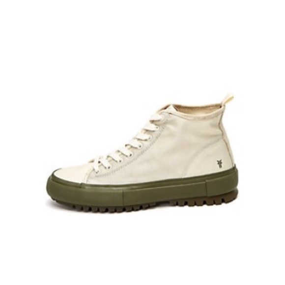 🍂🆕 Frye ✦ Ryan Lace Up Lug Sneaker Boot ✦ Ivory - Picture 2 of 8